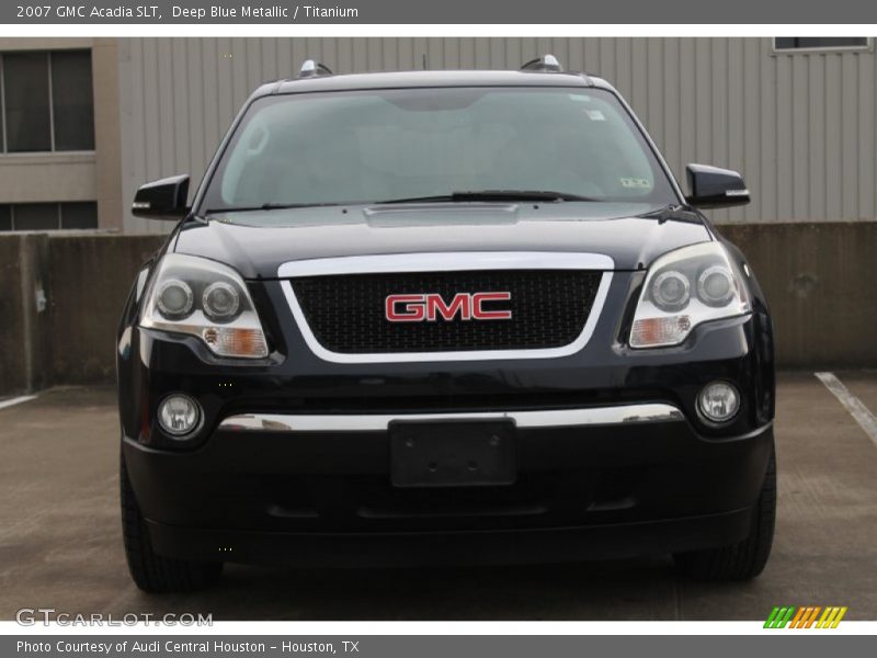 Deep Blue Metallic / Titanium 2007 GMC Acadia SLT