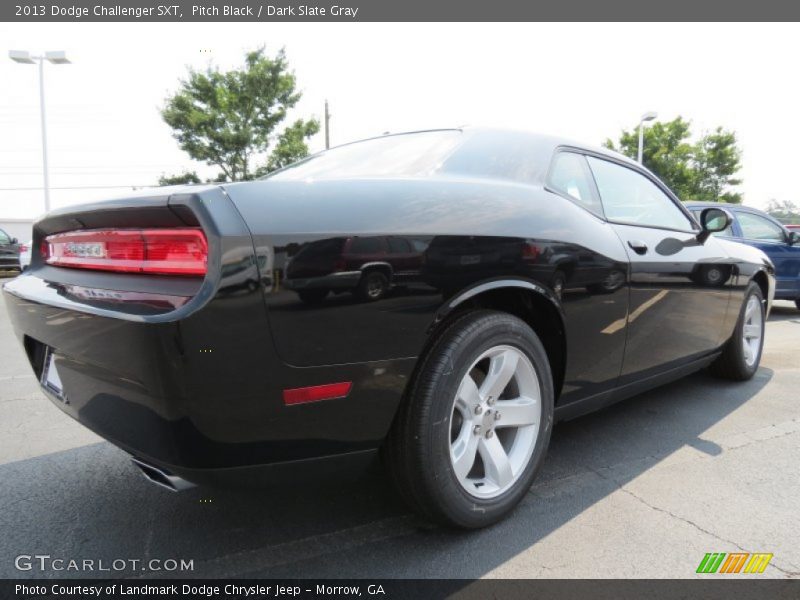 Pitch Black / Dark Slate Gray 2013 Dodge Challenger SXT