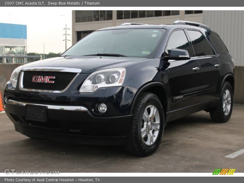 Deep Blue Metallic / Titanium 2007 GMC Acadia SLT