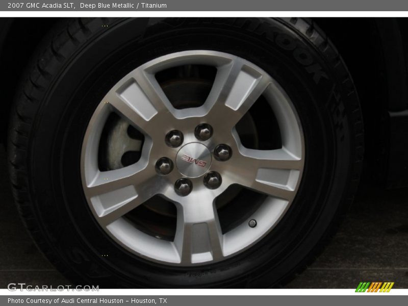 Deep Blue Metallic / Titanium 2007 GMC Acadia SLT
