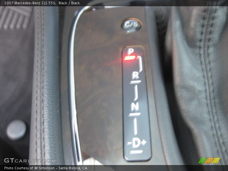 Black / Black 2007 Mercedes-Benz CLS 550