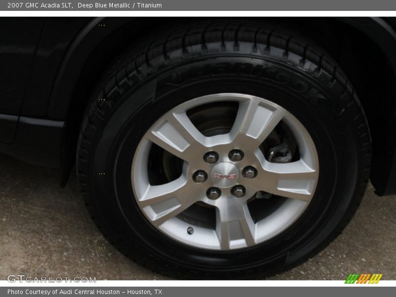 Deep Blue Metallic / Titanium 2007 GMC Acadia SLT