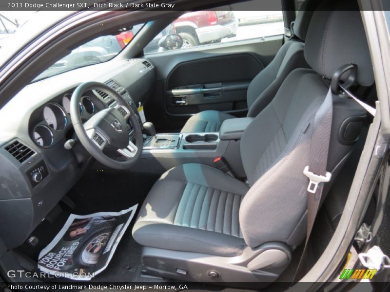 Pitch Black / Dark Slate Gray 2013 Dodge Challenger SXT