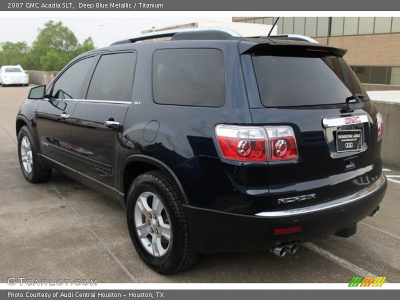 Deep Blue Metallic / Titanium 2007 GMC Acadia SLT