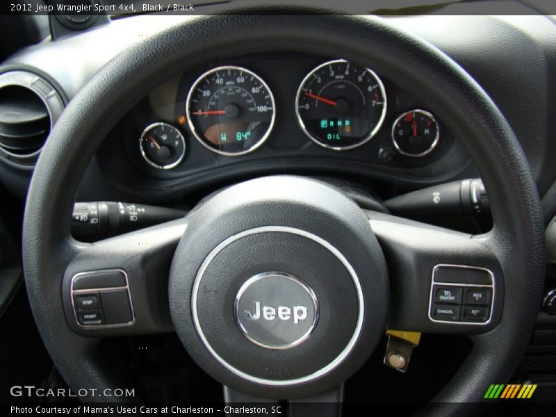 Black / Black 2012 Jeep Wrangler Sport 4x4