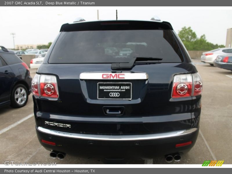 Deep Blue Metallic / Titanium 2007 GMC Acadia SLT