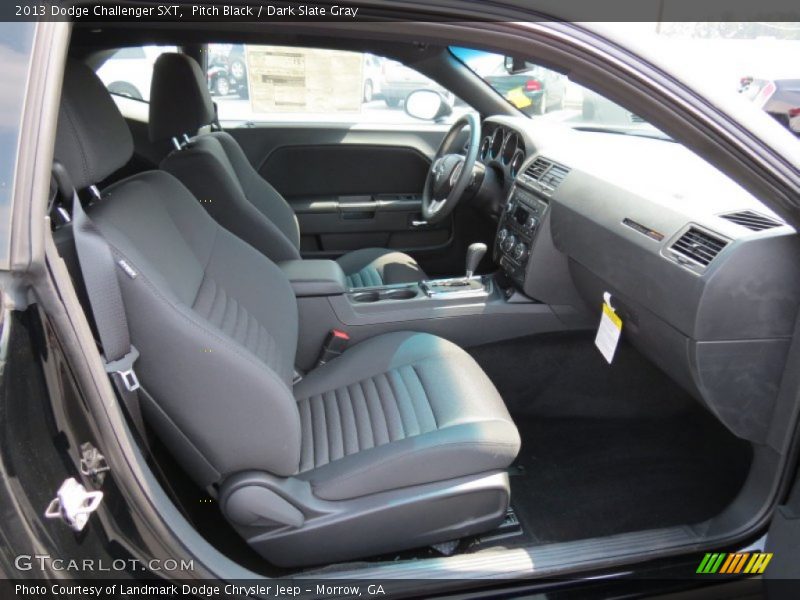 Pitch Black / Dark Slate Gray 2013 Dodge Challenger SXT