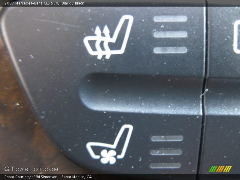 Black / Black 2007 Mercedes-Benz CLS 550