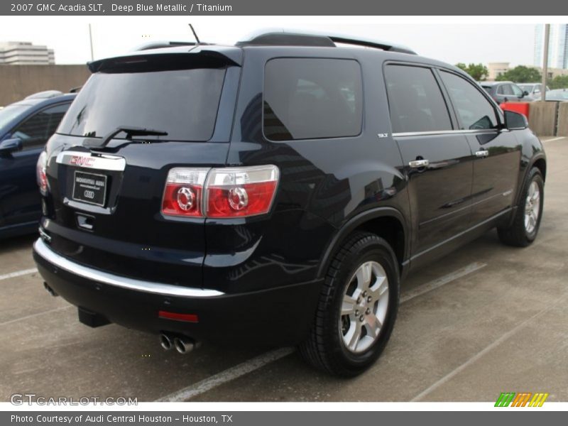 Deep Blue Metallic / Titanium 2007 GMC Acadia SLT