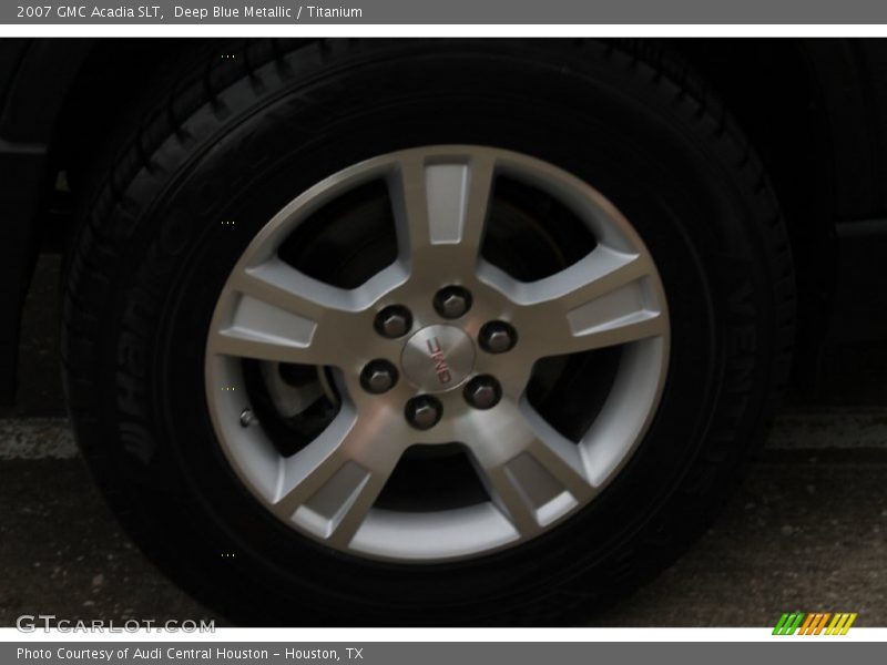 Deep Blue Metallic / Titanium 2007 GMC Acadia SLT