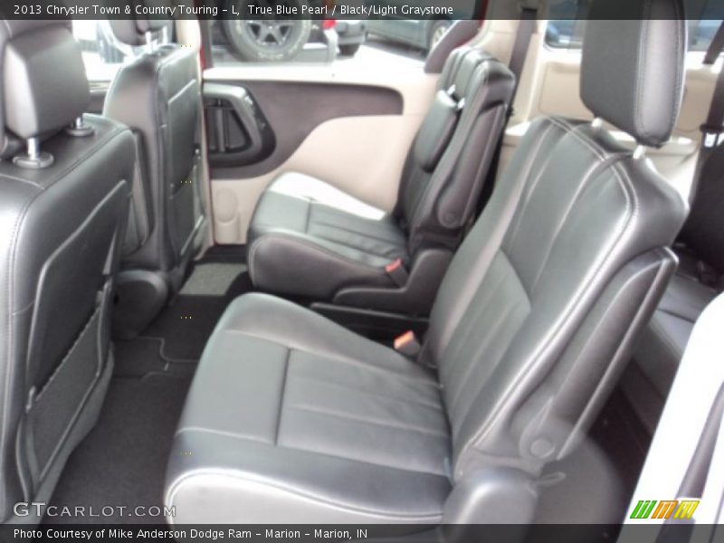 True Blue Pearl / Black/Light Graystone 2013 Chrysler Town & Country Touring - L