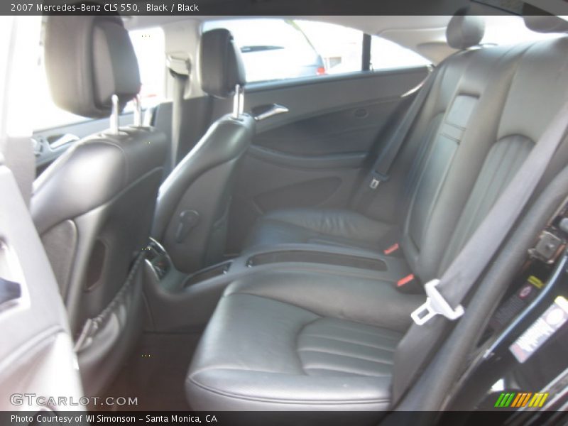 Black / Black 2007 Mercedes-Benz CLS 550