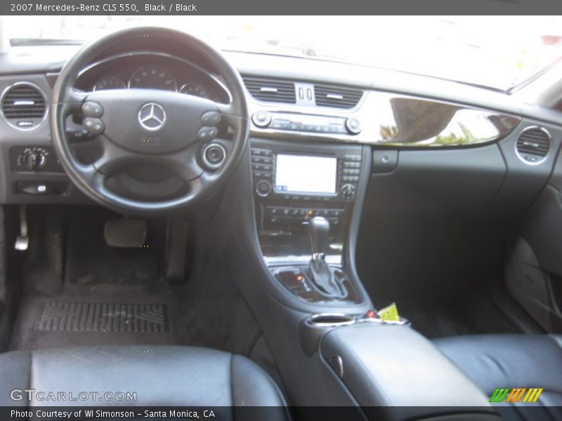 Black / Black 2007 Mercedes-Benz CLS 550