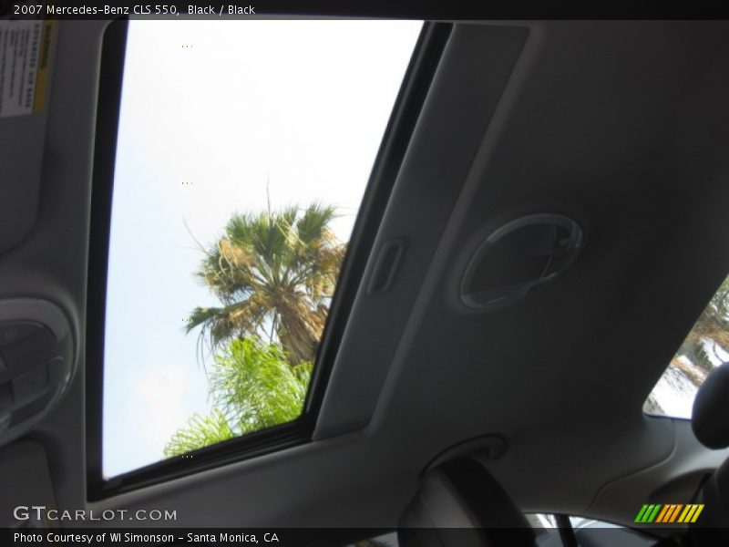 Black / Black 2007 Mercedes-Benz CLS 550