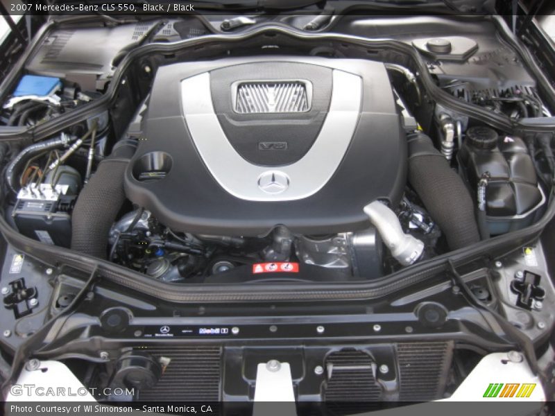Black / Black 2007 Mercedes-Benz CLS 550