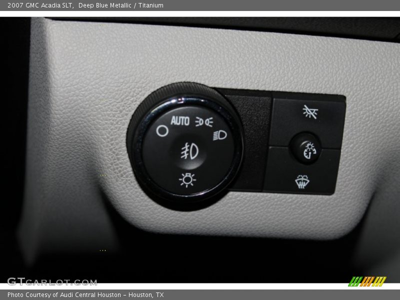 Deep Blue Metallic / Titanium 2007 GMC Acadia SLT