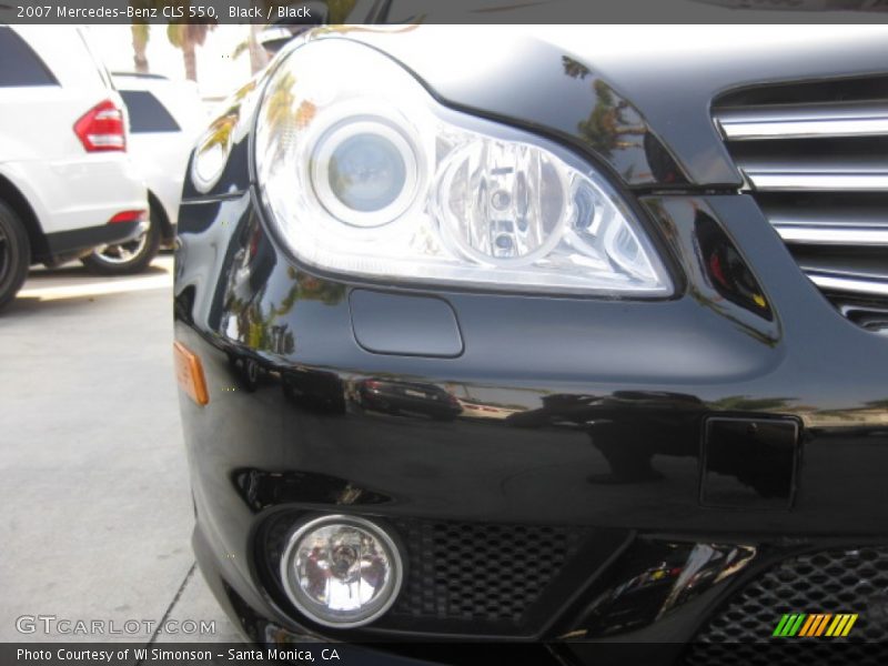 Black / Black 2007 Mercedes-Benz CLS 550