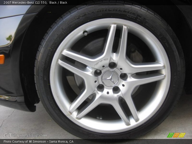 Black / Black 2007 Mercedes-Benz CLS 550