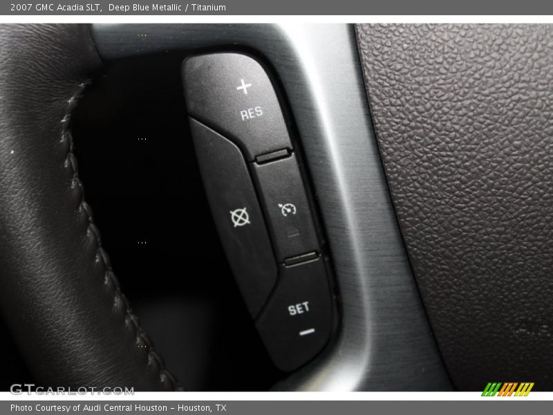 Deep Blue Metallic / Titanium 2007 GMC Acadia SLT
