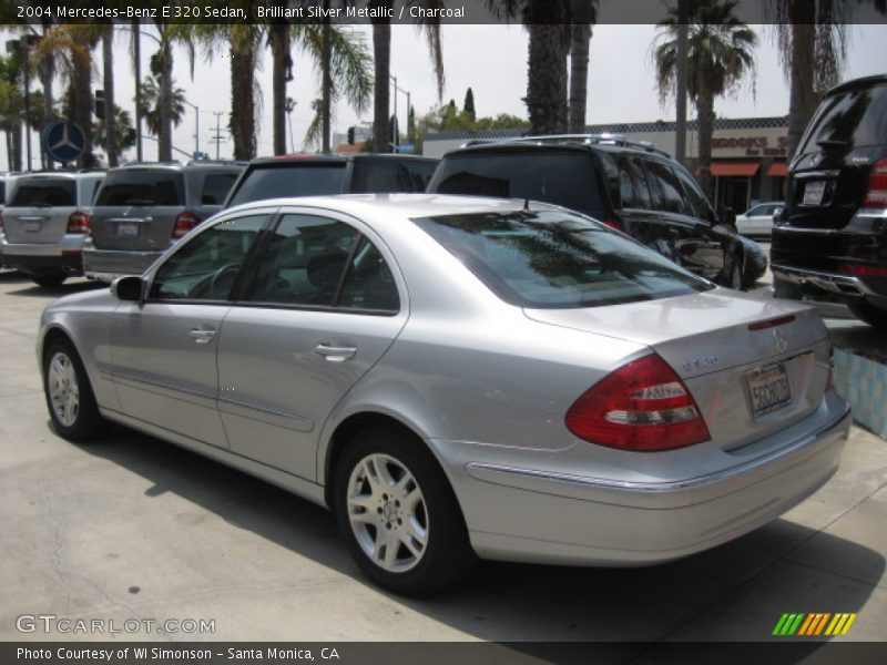 Brilliant Silver Metallic / Charcoal 2004 Mercedes-Benz E 320 Sedan