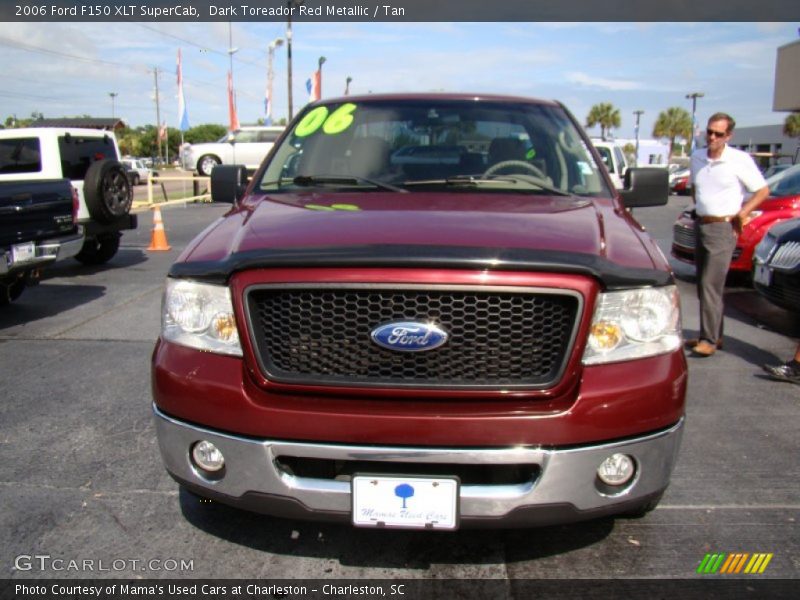 Dark Toreador Red Metallic / Tan 2006 Ford F150 XLT SuperCab
