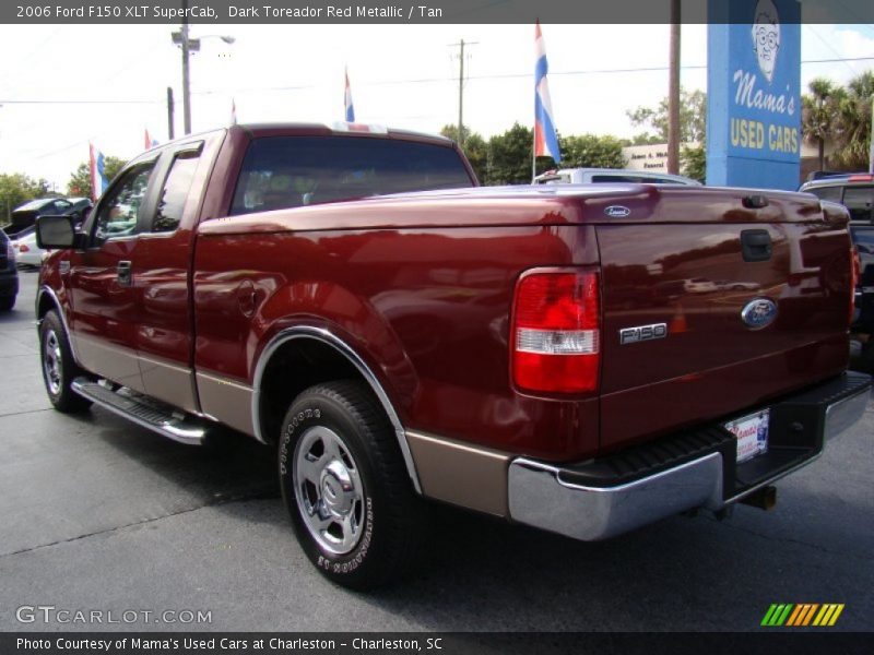 Dark Toreador Red Metallic / Tan 2006 Ford F150 XLT SuperCab
