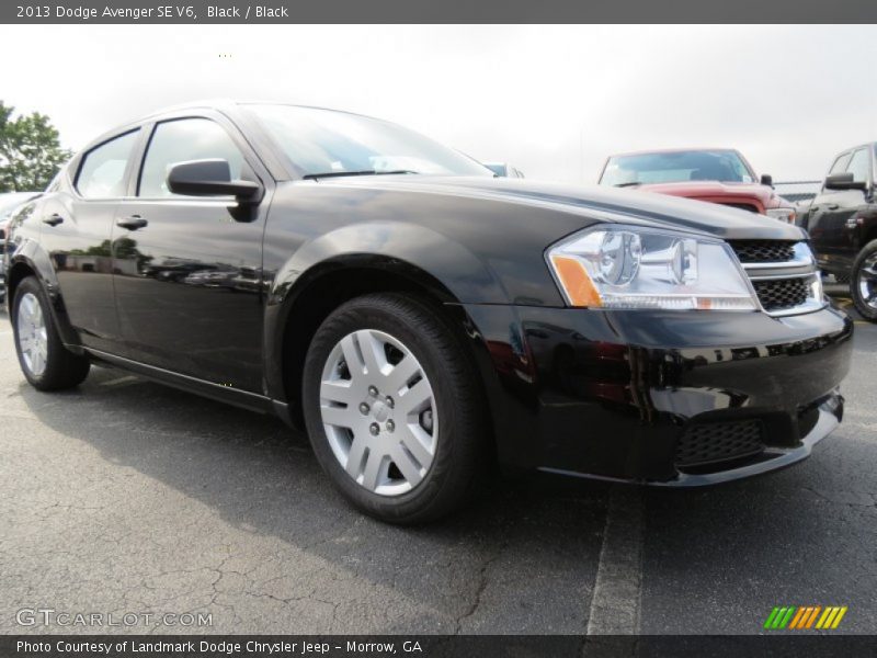 Black / Black 2013 Dodge Avenger SE V6