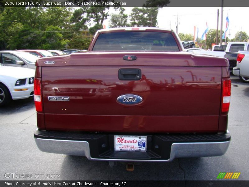 Dark Toreador Red Metallic / Tan 2006 Ford F150 XLT SuperCab