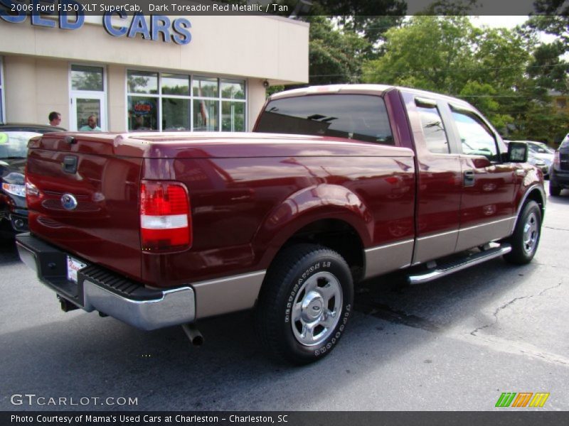 Dark Toreador Red Metallic / Tan 2006 Ford F150 XLT SuperCab