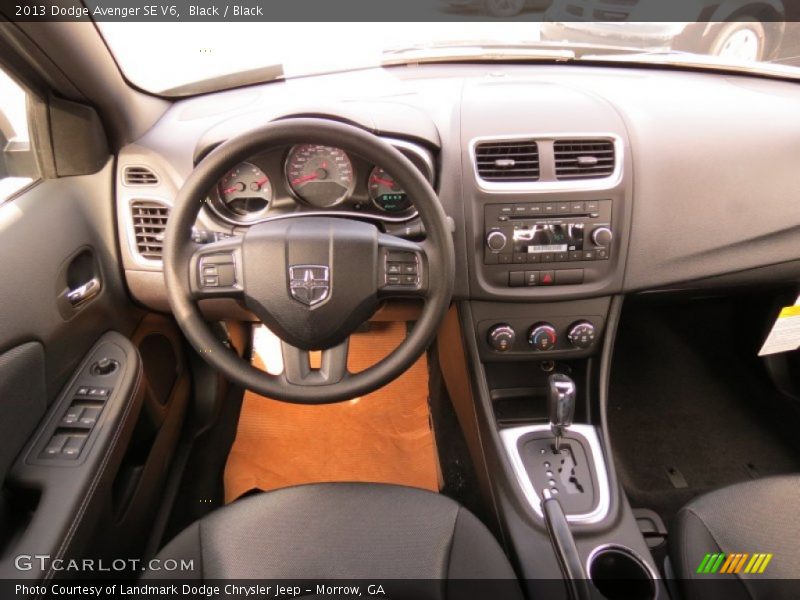 Black / Black 2013 Dodge Avenger SE V6