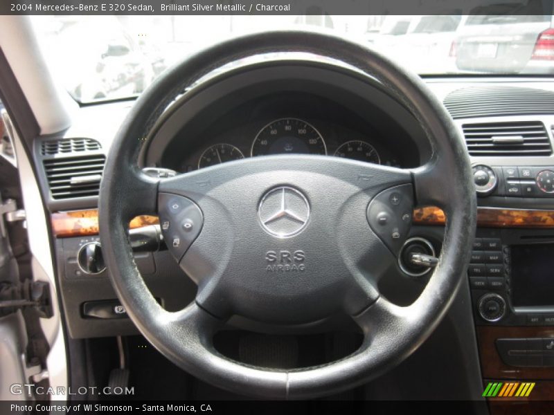 Brilliant Silver Metallic / Charcoal 2004 Mercedes-Benz E 320 Sedan