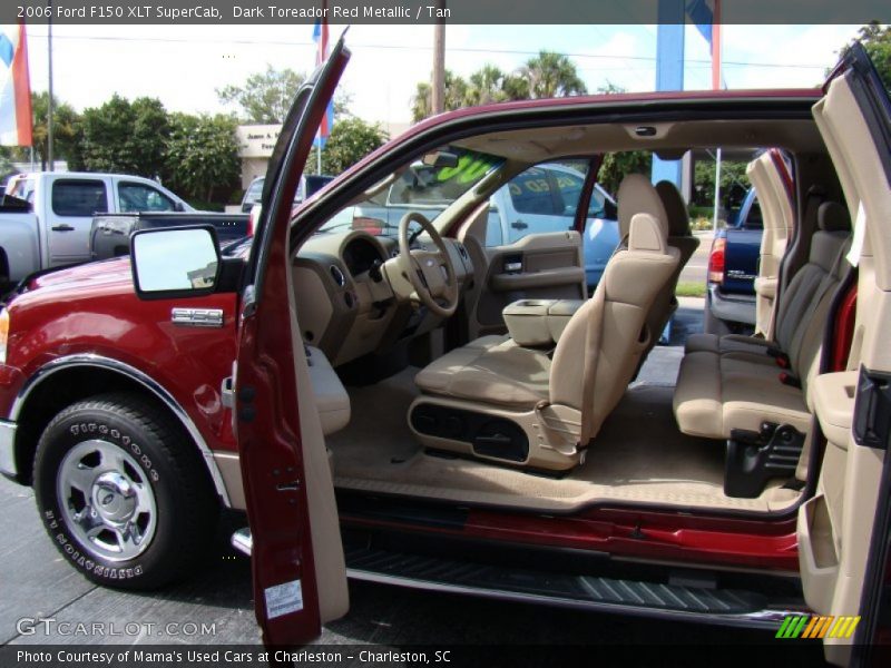 Dark Toreador Red Metallic / Tan 2006 Ford F150 XLT SuperCab