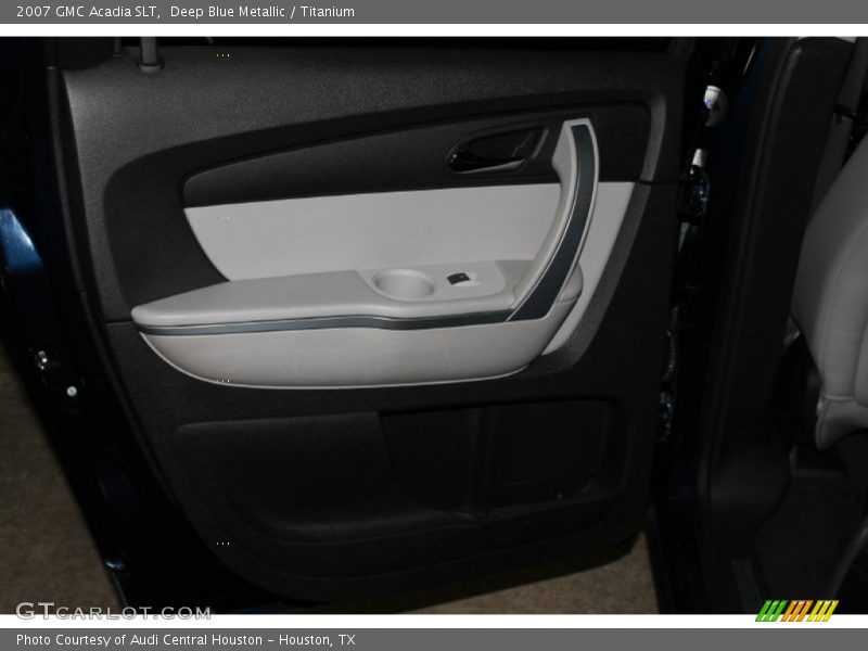 Deep Blue Metallic / Titanium 2007 GMC Acadia SLT