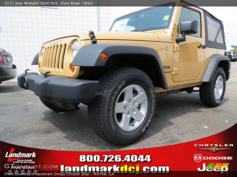 Dune Beige / Black 2013 Jeep Wrangler Sport 4x4