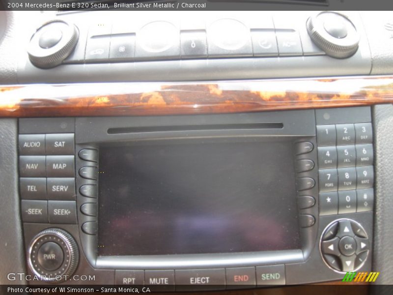 Brilliant Silver Metallic / Charcoal 2004 Mercedes-Benz E 320 Sedan