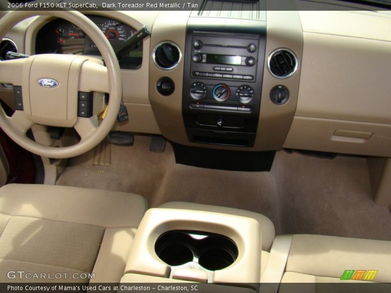 Dark Toreador Red Metallic / Tan 2006 Ford F150 XLT SuperCab