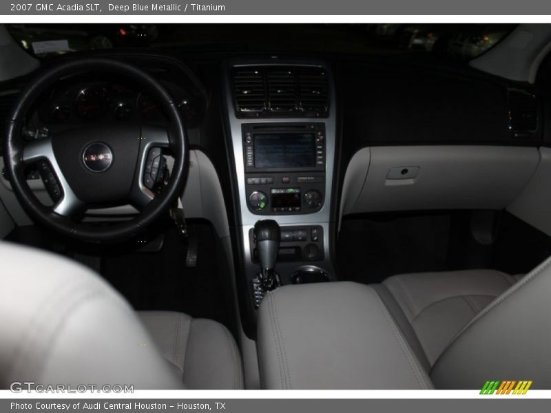 Deep Blue Metallic / Titanium 2007 GMC Acadia SLT