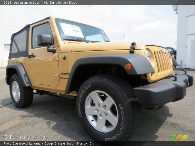 Dune Beige / Black 2013 Jeep Wrangler Sport 4x4
