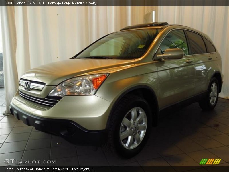 Borrego Beige Metallic / Ivory 2008 Honda CR-V EX-L