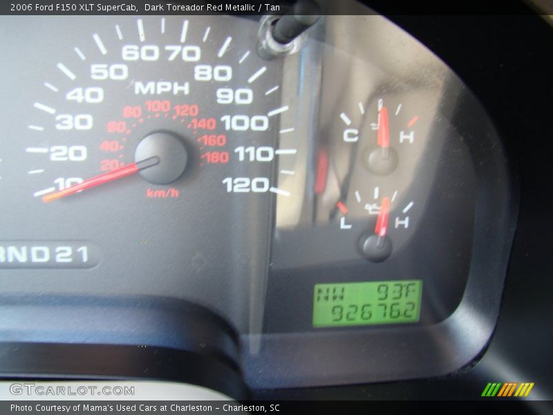 Dark Toreador Red Metallic / Tan 2006 Ford F150 XLT SuperCab