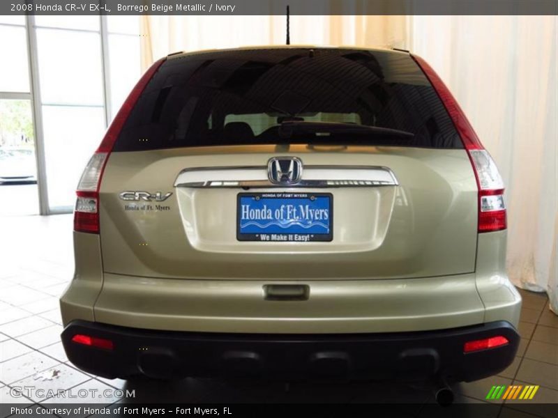Borrego Beige Metallic / Ivory 2008 Honda CR-V EX-L
