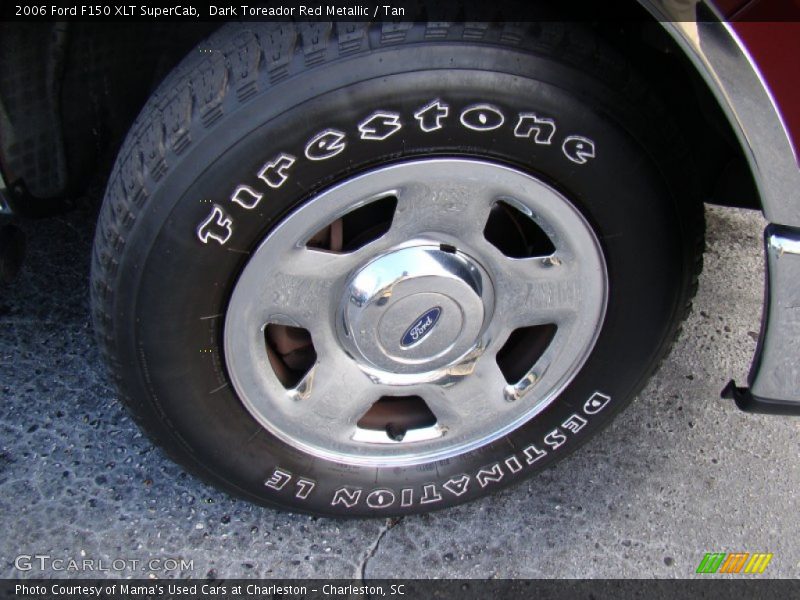 Dark Toreador Red Metallic / Tan 2006 Ford F150 XLT SuperCab