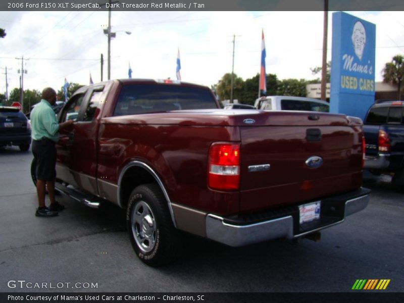 Dark Toreador Red Metallic / Tan 2006 Ford F150 XLT SuperCab