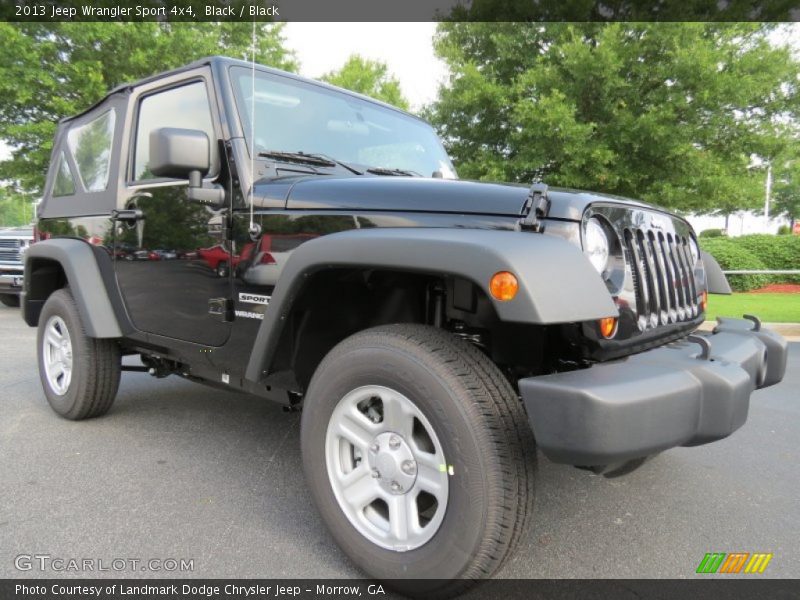Black / Black 2013 Jeep Wrangler Sport 4x4