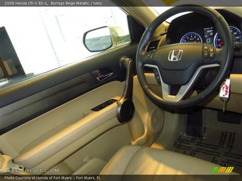 Borrego Beige Metallic / Ivory 2008 Honda CR-V EX-L