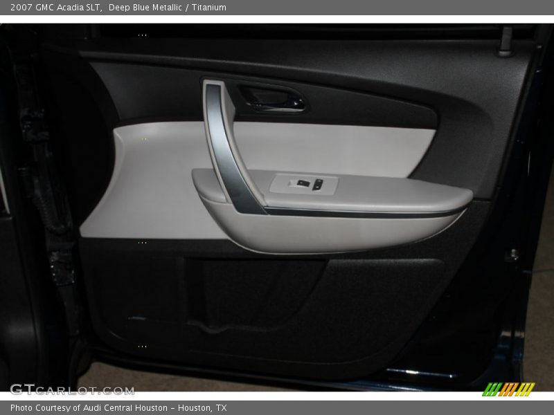 Deep Blue Metallic / Titanium 2007 GMC Acadia SLT