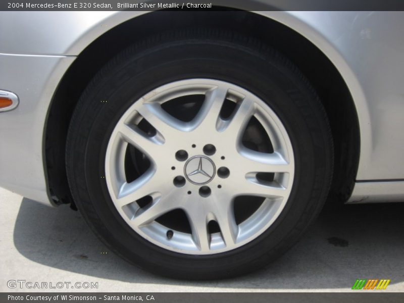 Brilliant Silver Metallic / Charcoal 2004 Mercedes-Benz E 320 Sedan
