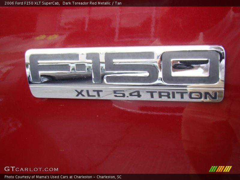 Dark Toreador Red Metallic / Tan 2006 Ford F150 XLT SuperCab