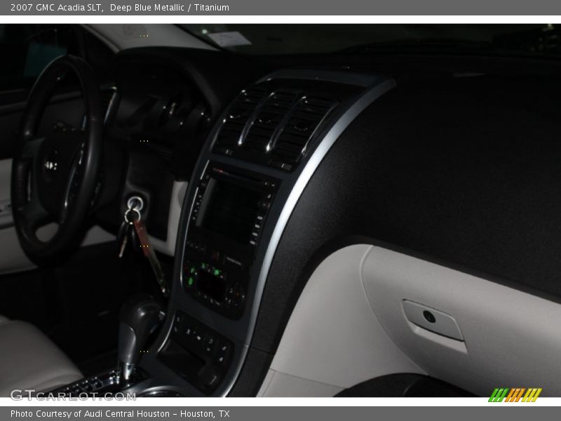 Deep Blue Metallic / Titanium 2007 GMC Acadia SLT