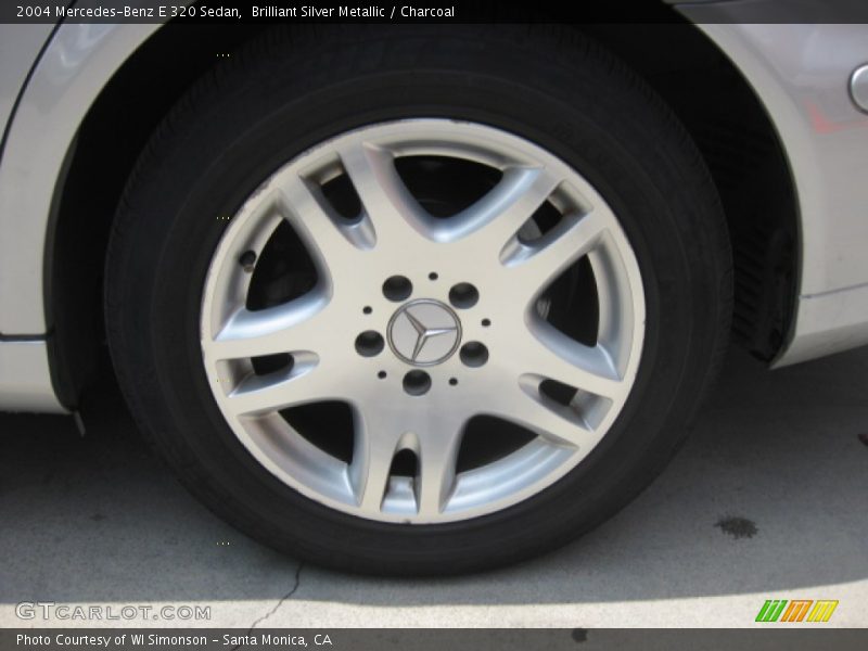 Brilliant Silver Metallic / Charcoal 2004 Mercedes-Benz E 320 Sedan